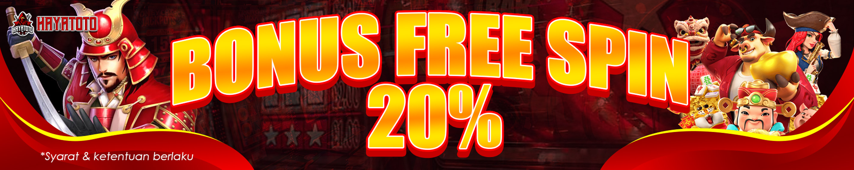 Bonus free spin Hayatoto