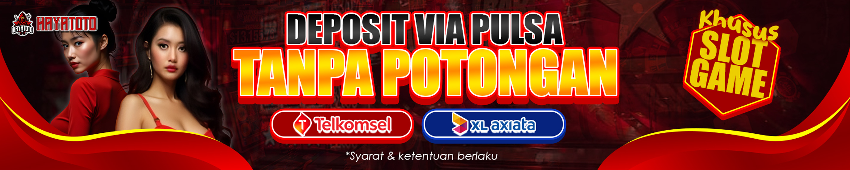 Deposit pulsa tanpa potongan Hayatoto