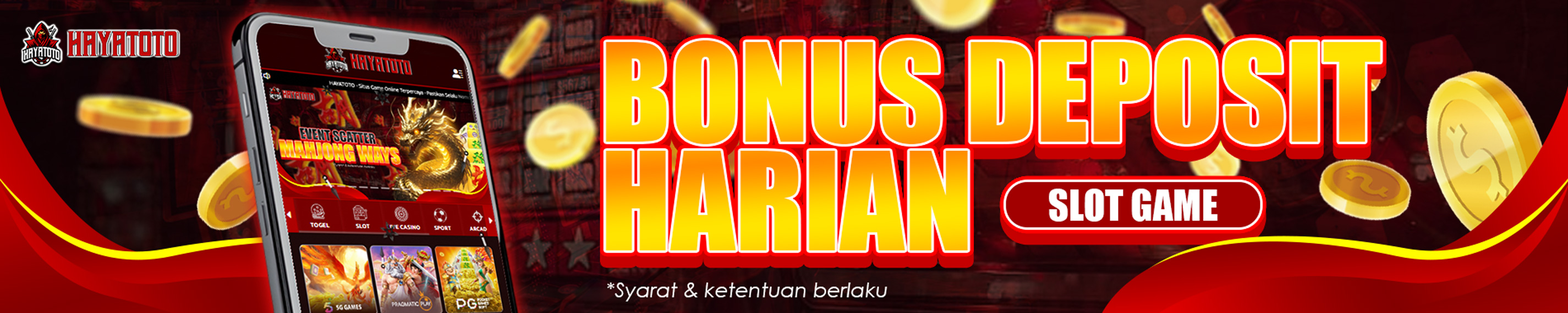 Bonus Deposit harian