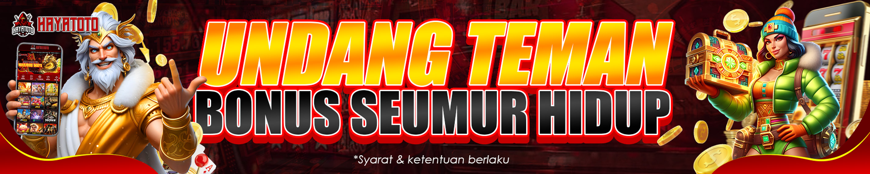 Bonus Refferal 1% seumur hidup